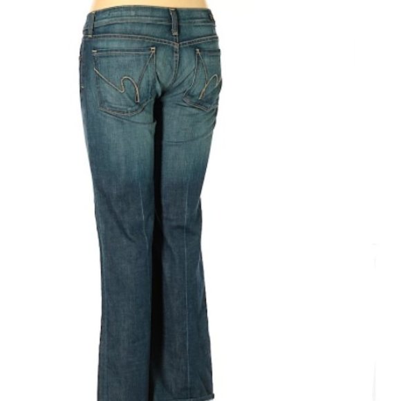 Citizens of Humanity Jeans Flare Bootcut Dark Western Cowgirl 28 Waist Womens - Picture 1 of 2
